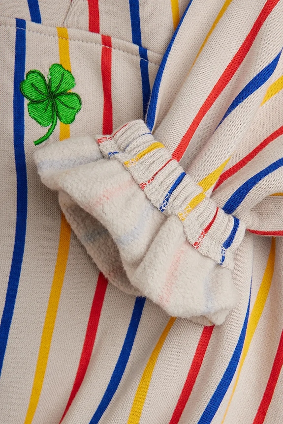 Detská bavlnená mikina Mini Rodini Clover 25720144 béžová