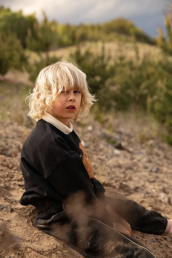 Mini Rodini hanorac de bumbac pentru copii Mammoth 25720147