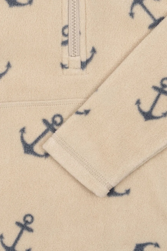 Konges Sløjd gyerek felső TAVI FLEECE SWEATSHIRT GRS KS103542.9BYA bézs