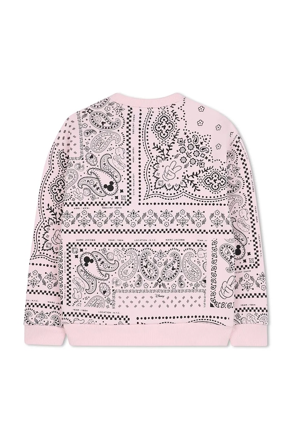 Chłopiec Marc Jacobs bluza bawełniana dziecięca W60575.86.108 różowy