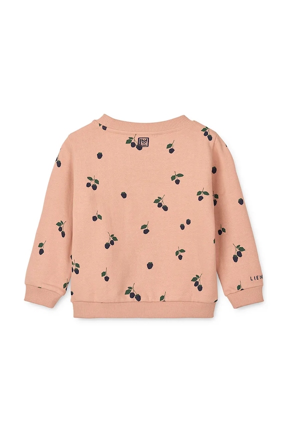 Băieți Liewood hanorac de bumbac pentru copii Thora Printed Sweatshirt LW20357.9BYA portocaliu