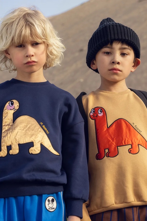 Detská bavlnená mikina Mini Rodini Dino 25720116