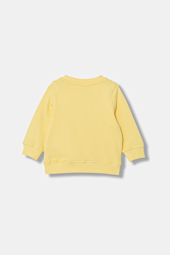Dječja pamučna dukserica Lacoste SJ4760 zlatna AW25