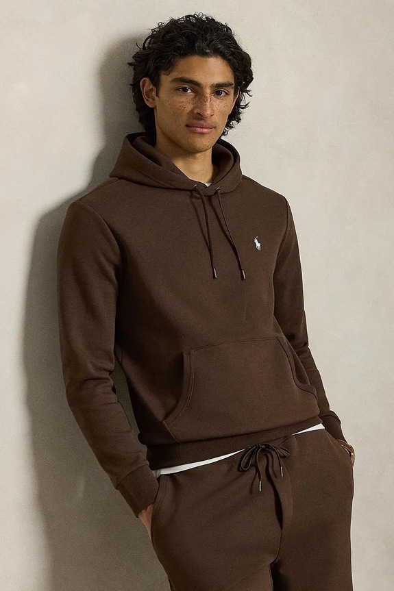 Polo Ralph Lauren bluza z kapturem męska brązowy 710907092