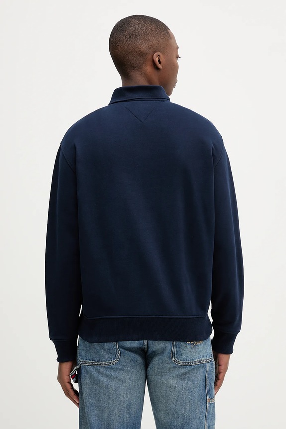 Îmbrăcăminte Tommy Jeans hanorac de bumbac DM0DM21800 bleumarin