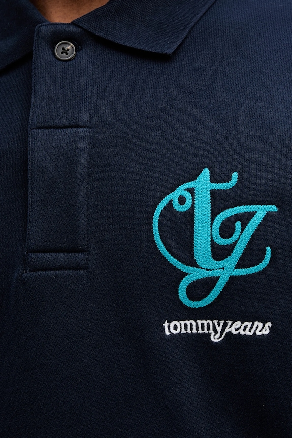 Tommy Jeans hanorac de bumbac DM0DM21800 bleumarin