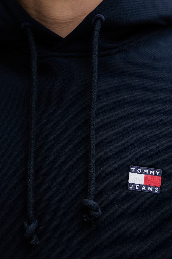 Tommy Jeans hanorac cu glugă bărbătesc din bumbac DM0DM21922 bleumarin