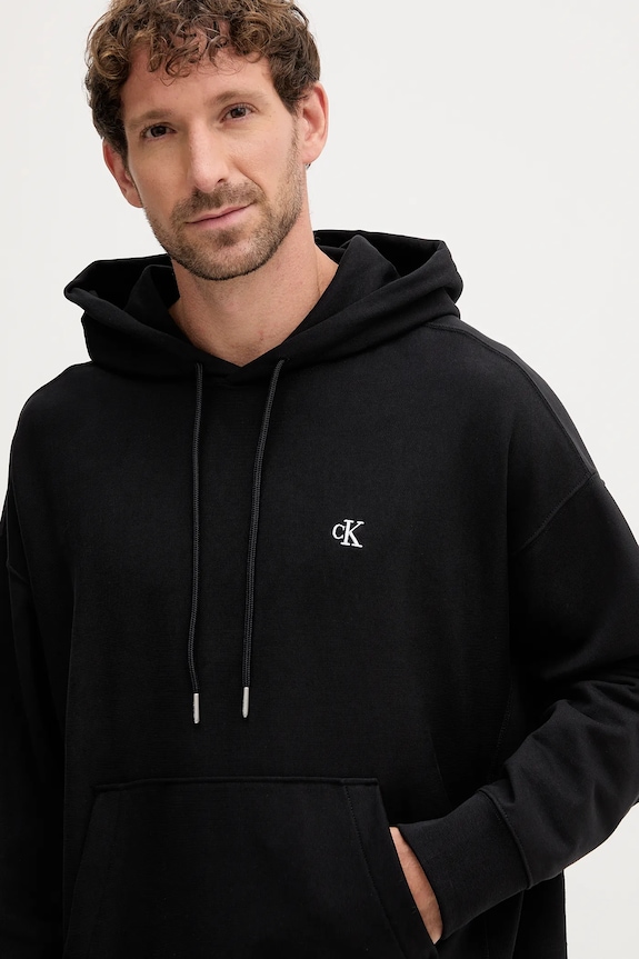 Oblečení Mikina Calvin Klein Jeans LV04RC278G černá