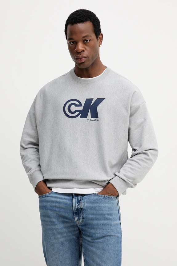 Calvin Klein Jeans bluza pozostałe szary LV04RC840G