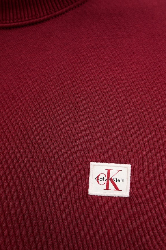 Calvin Klein Jeans bluza bordowy LV04RC273G