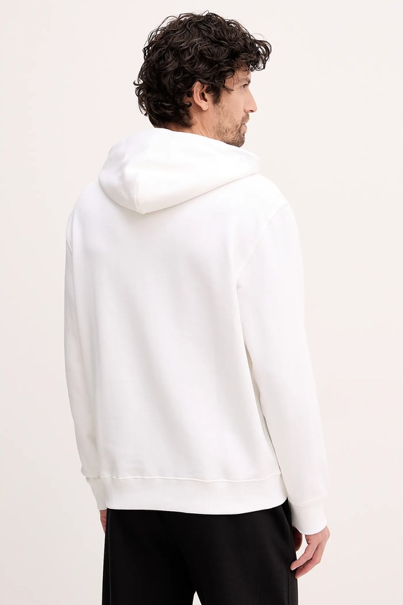 Îmbrăcăminte Calvin Klein Jeans hanorac cu glugă bărbătesc din bumbac LV04RC274G bej