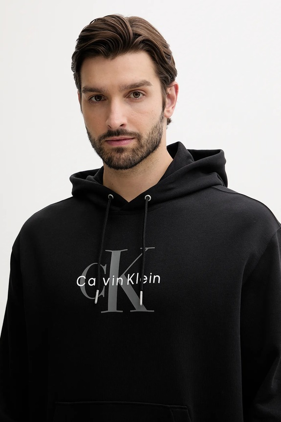 Îmbrăcăminte Calvin Klein Jeans bluză LV04RC282G negru