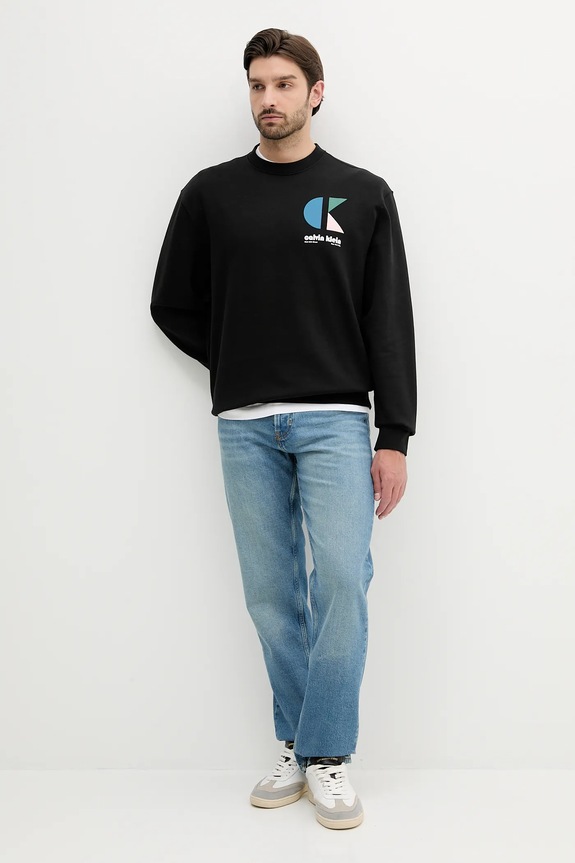 Pulover Calvin Klein Jeans LV04RC285G črna AW25