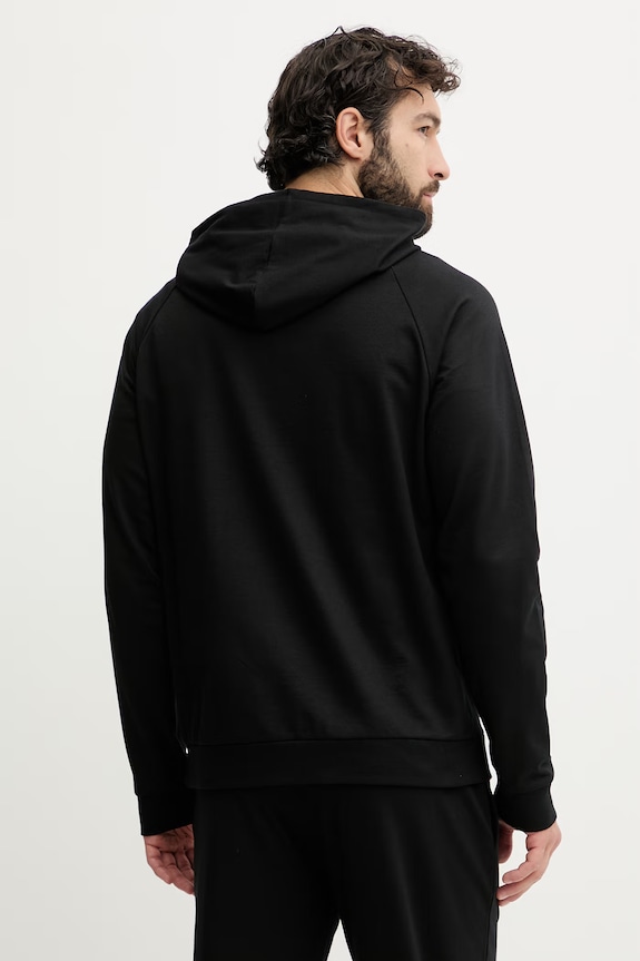 Ρούχα BOSS μπλούζα lounge ανδρική βαμβακερή Authentic Jacket H 50545573 μαύρο