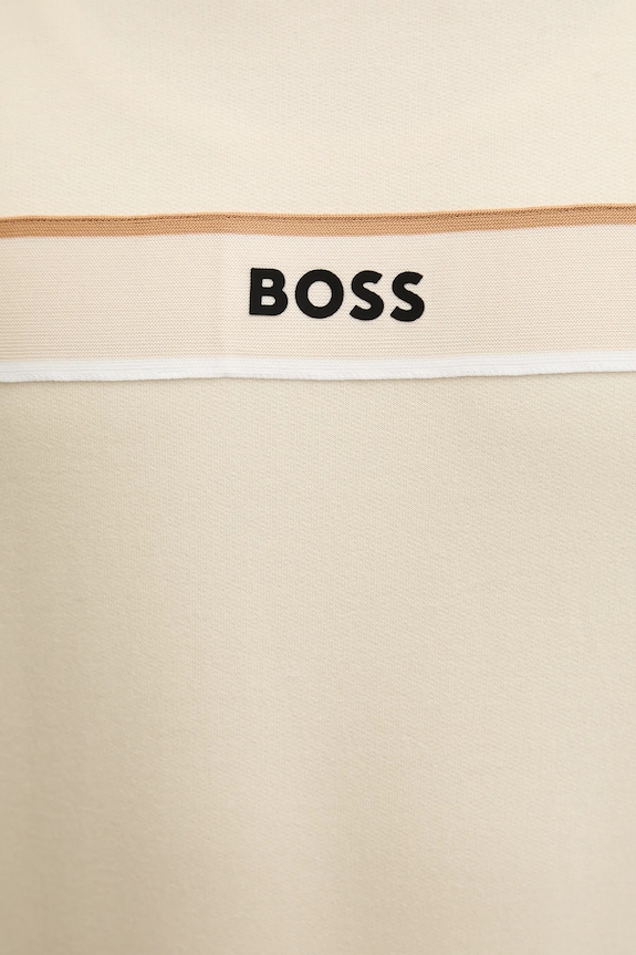 BOSS hanorac de bumbac Iconic Sweatshirt 50545589 bej