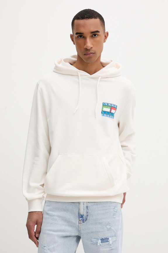 Odzież Tommy Jeans bluza bawełniana DM0DM22077 beżowy