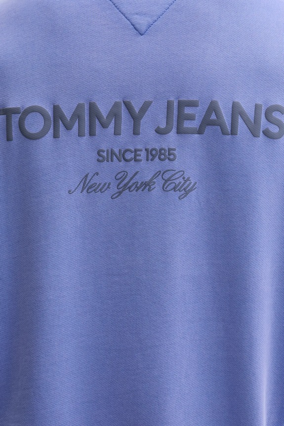 Tommy Jeans bluza bawełniana DM0DM22079 niebieski