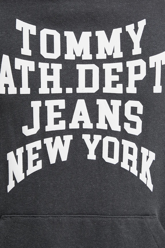 Bavlnená mikina Tommy Jeans DM0DM22082 sivá