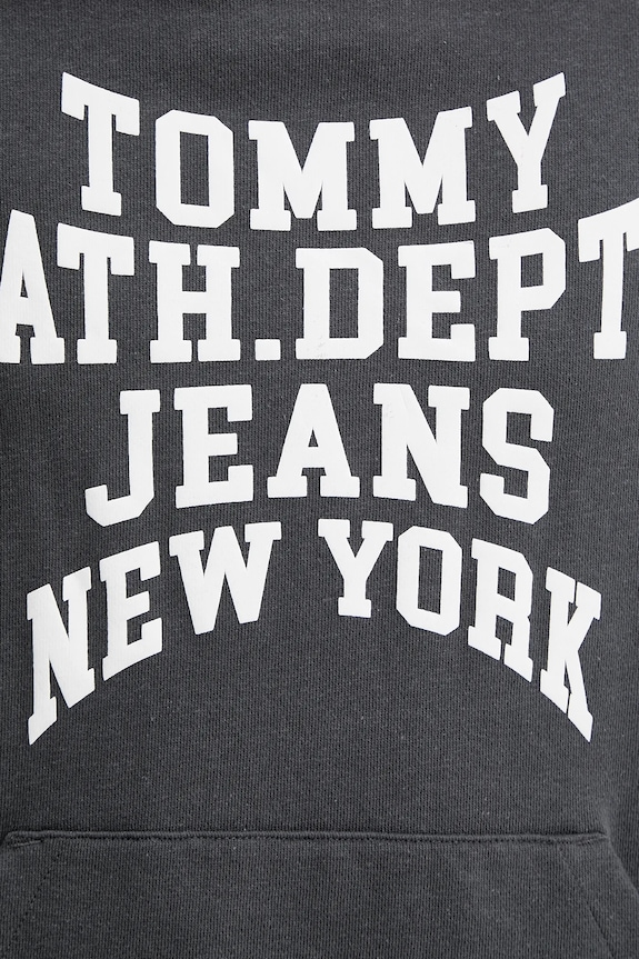 Bavlnená mikina Tommy Jeans DM0DM22082 sivá