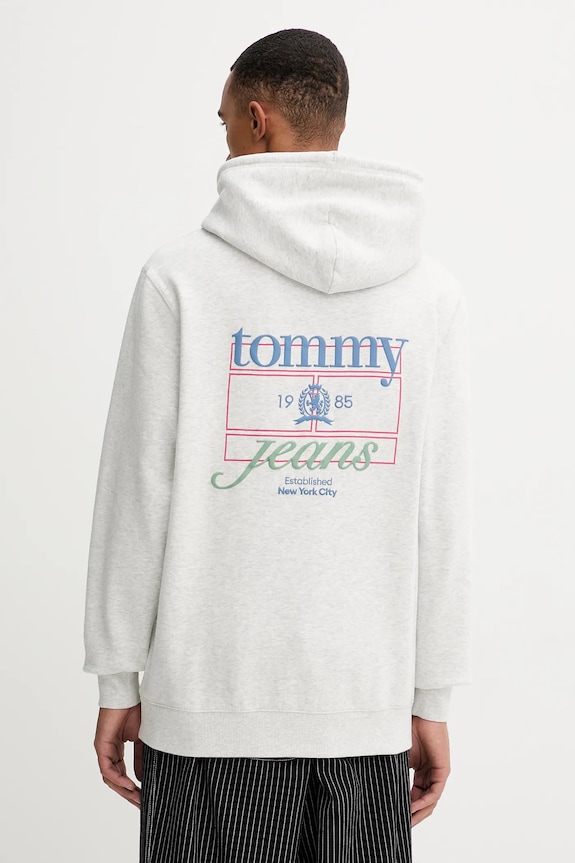 Tommy Jeans felső nyomtatásos szürke DM0DM22085