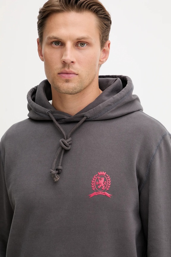 Μπλούζα Tommy Jeans γκρί DM0DM22085