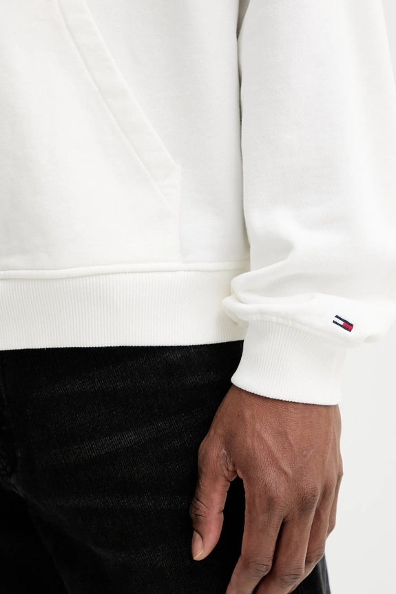 Bombažen pulover Tommy Jeans DM0DM22090 bež