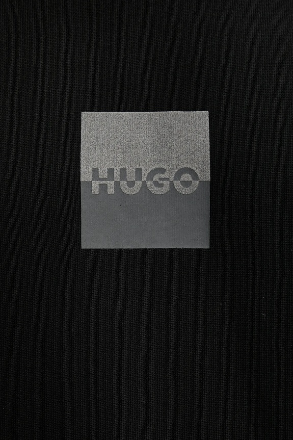 HUGO hanorac de bumbac Dusplited 50542847 negru