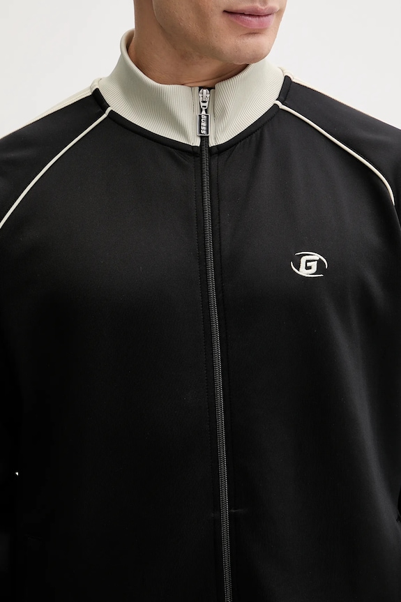 Μπλούζα Guess FULVIO Z5YQ21.KCRU2 μαύρο