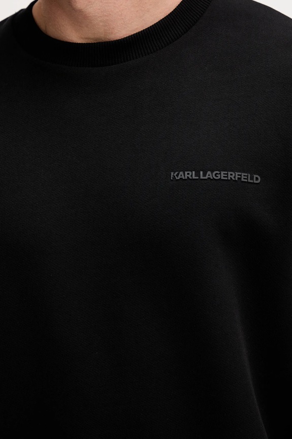 Bavlněná mikina Karl Lagerfeld 554906.705006 černá