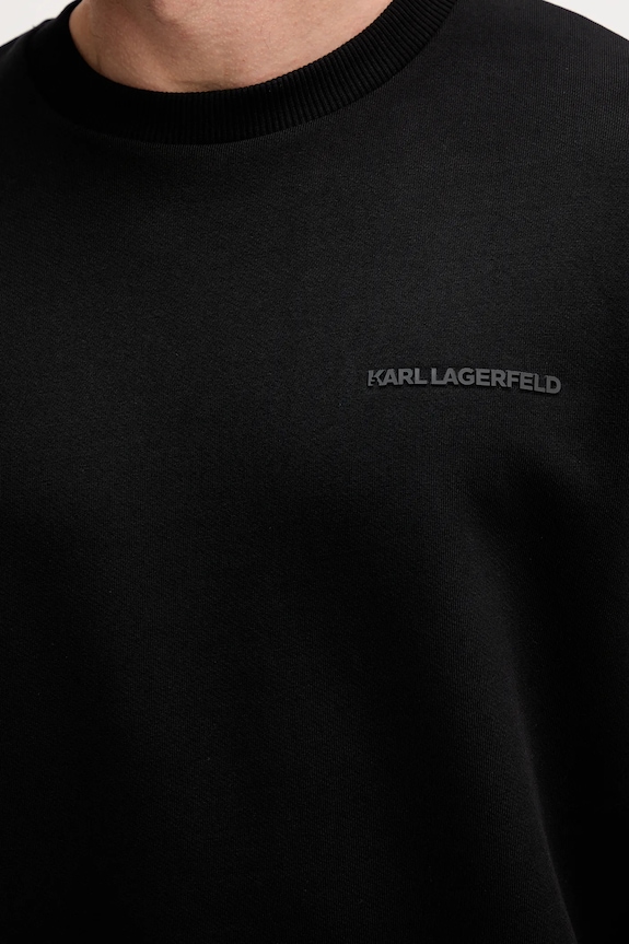 Bavlněná mikina Karl Lagerfeld 554906.705006 černá