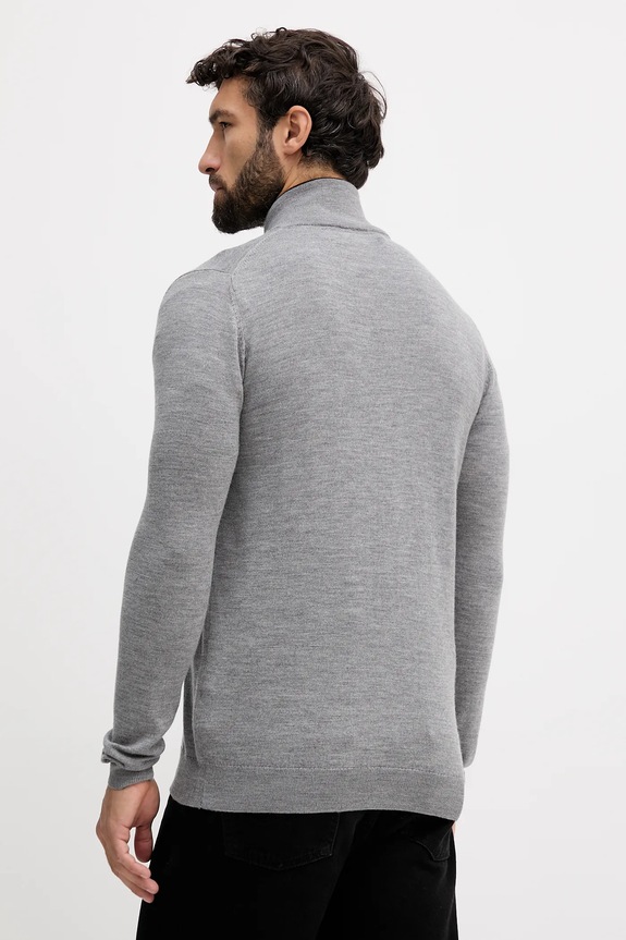Odzież Karl Lagerfeld sweter wełniany 554399.655004 szary