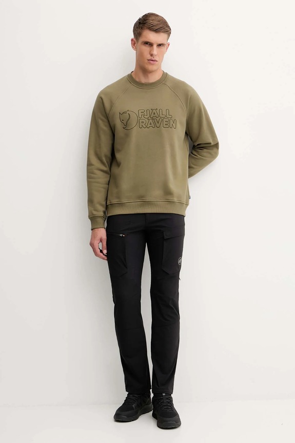Fjallraven hanorac Fjällräven Classic F12600230.620 verde AW25