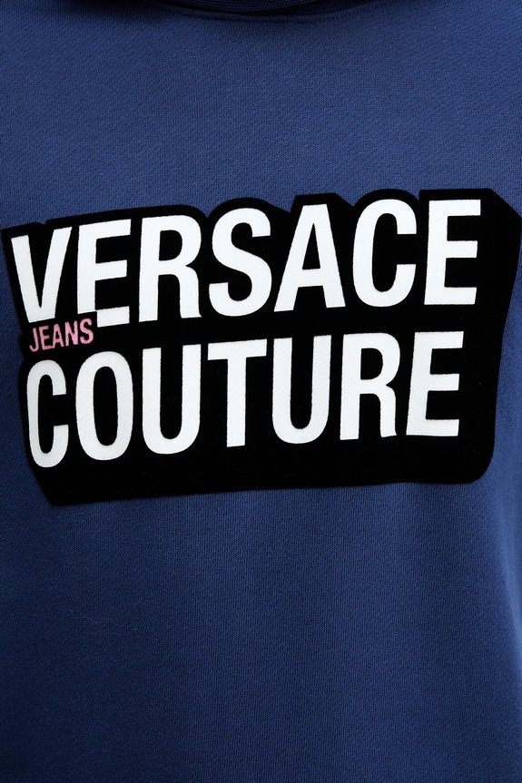 Versace Jeans Couture bluza bawełniana 79GAIP05.CF07P granatowy