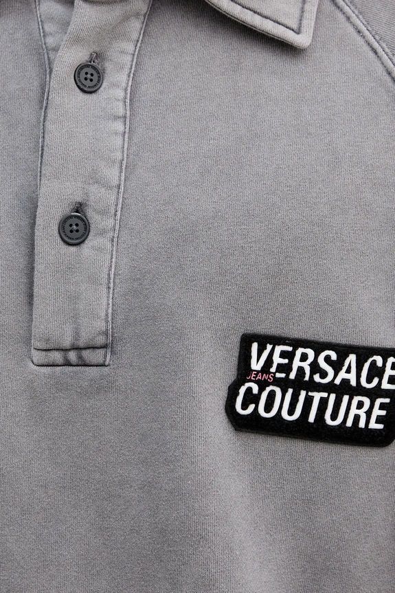Bavlněná mikina Versace Jeans Couture 79GAIE00.CF00E šedá