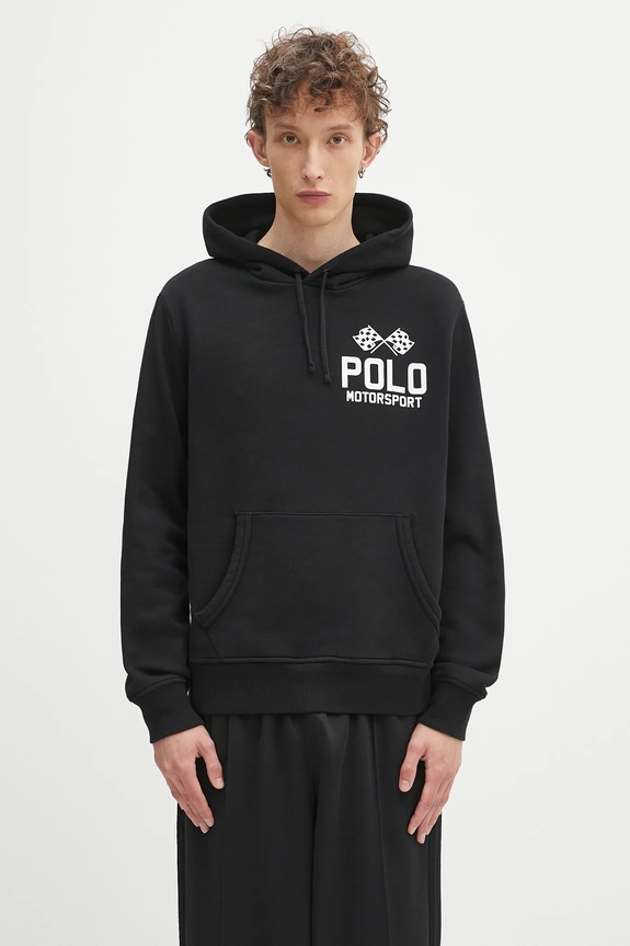 Odzież Polo Ralph Lauren bluza Lspohoodm3 Long Sleeve 710972613 czarny