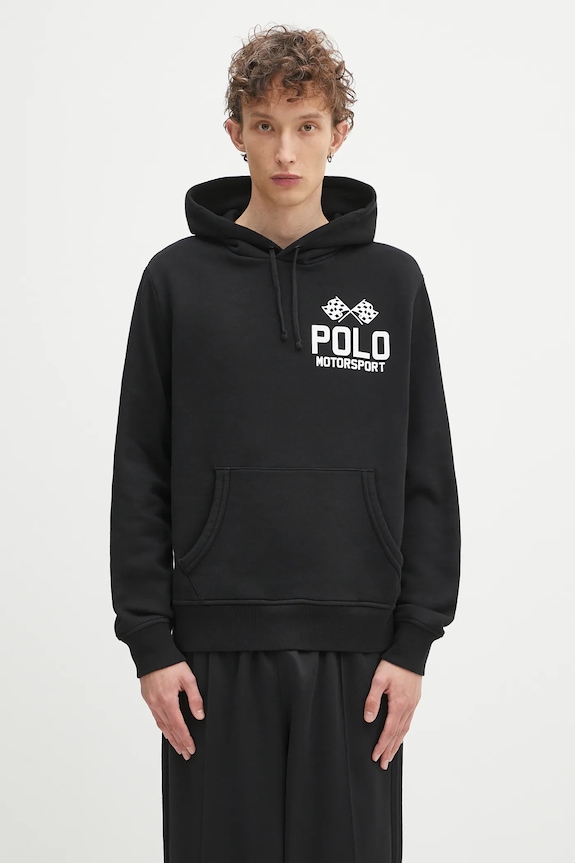 Odzież Polo Ralph Lauren bluza Lspohoodm3 Long Sleeve 710972613 czarny