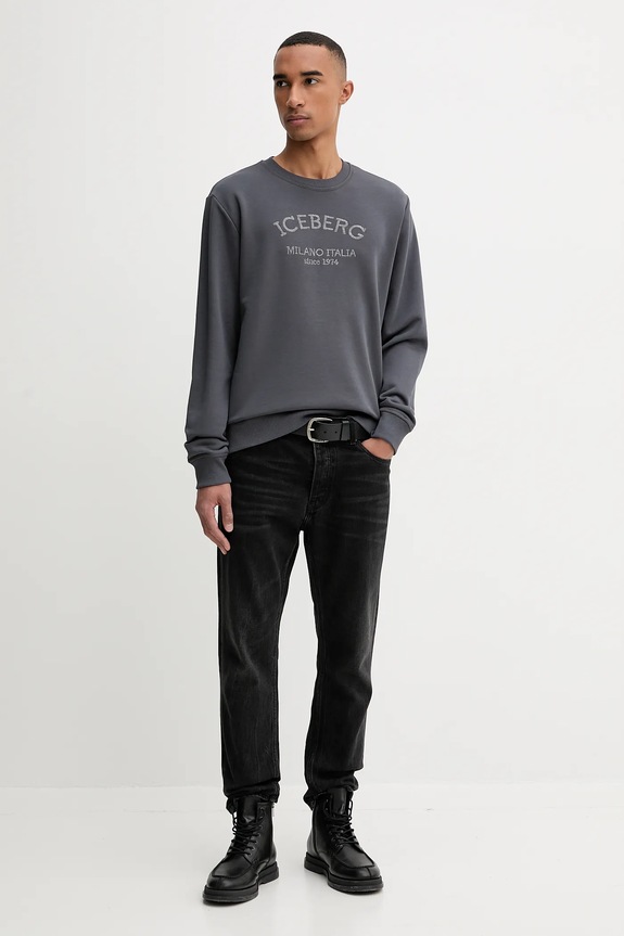 Iceberg bluza E030.6317 szary AW25