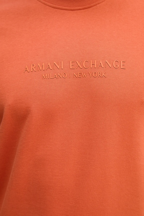 Armani Exchange bluza bawełniana XM001284.AF20934 pomarańczowy