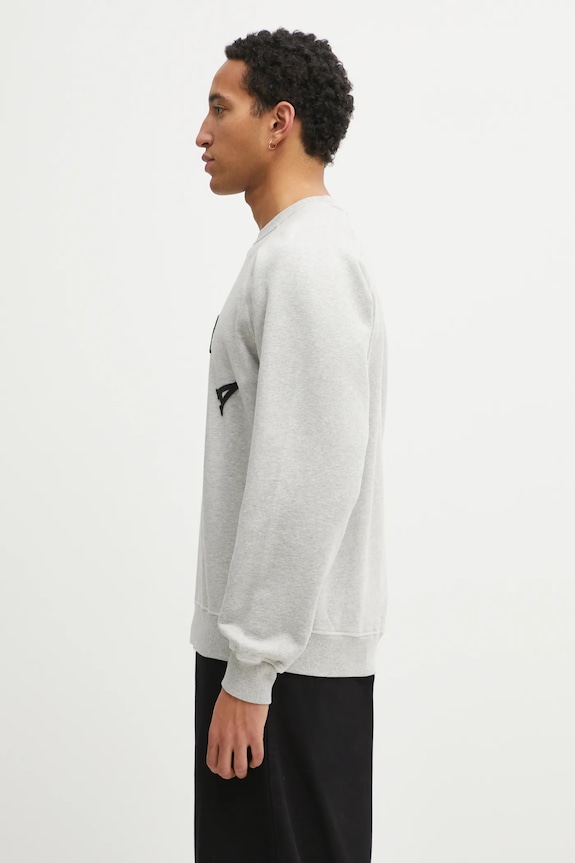 by Parra felpa in cotone Drunk parent 54230 grigio AW25