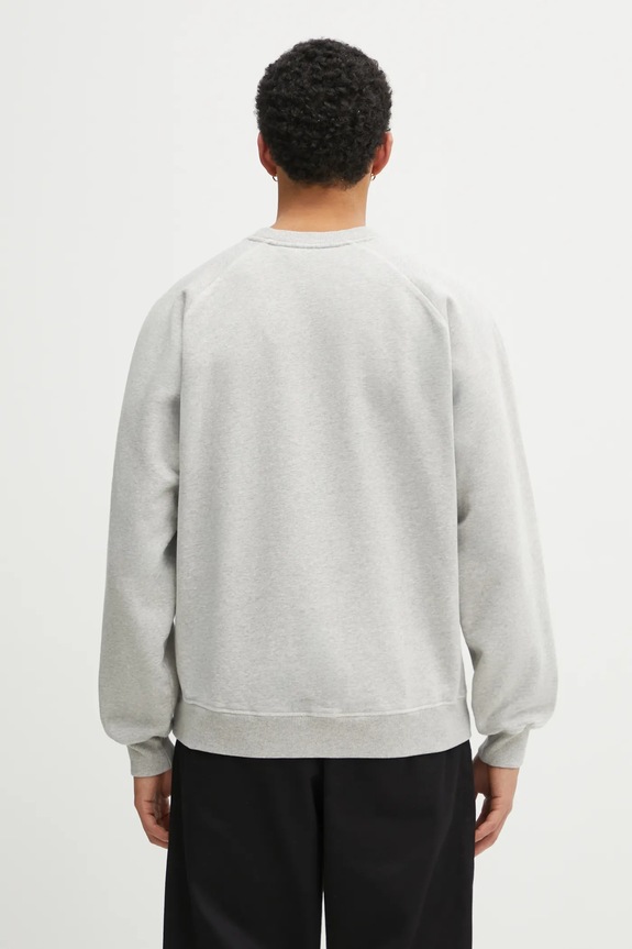 Abbigliamento by Parra felpa in cotone Drunk parent 54230 grigio