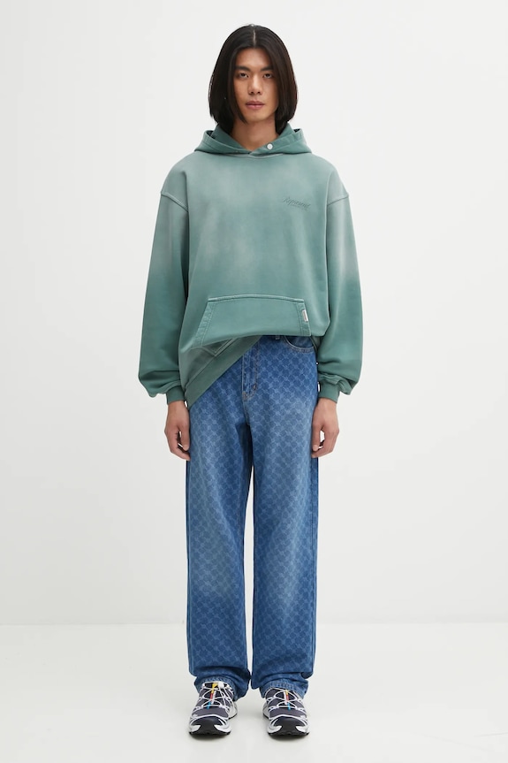 Represent cotton sweatshirt Owners Club Script OCM41200 green