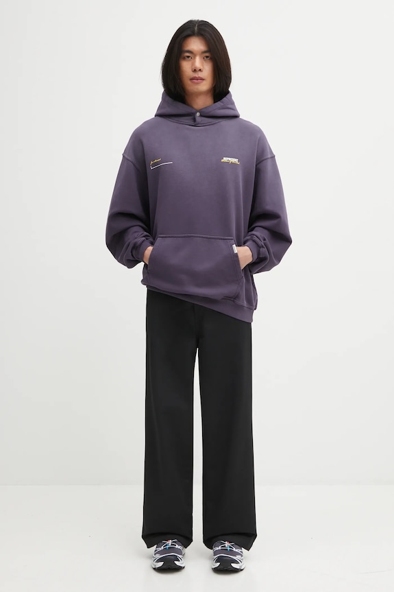 Represent bluza bawełniana Patron Of The Club Hoodie MLM4270 fioletowy