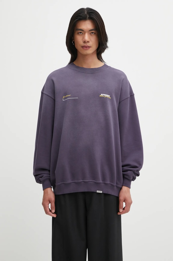 Represent cotton sweatshirt Patron of the Club without violet MLM4272