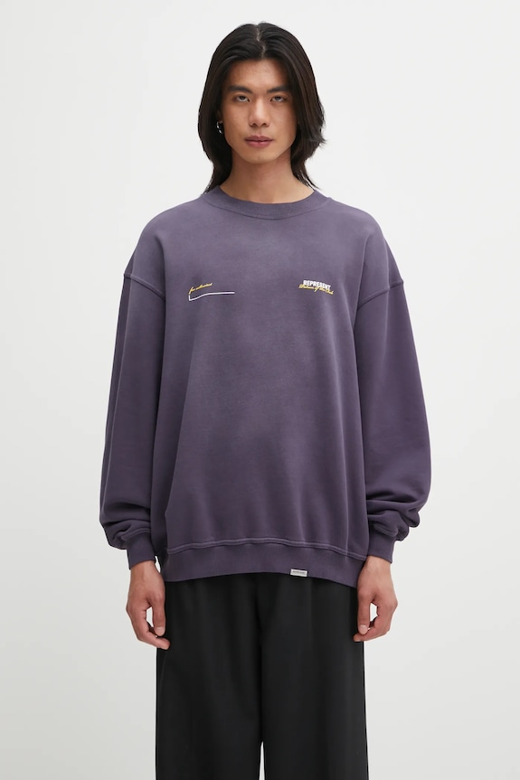 Represent cotton sweatshirt Patron of the Club without violet MLM4272