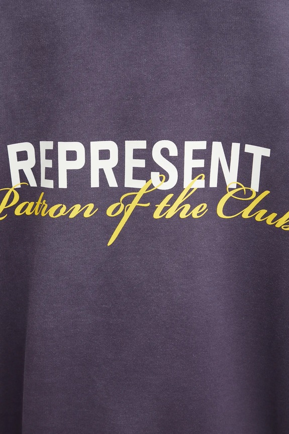 Represent cotton sweatshirt Patron of the Club violet MLM4272