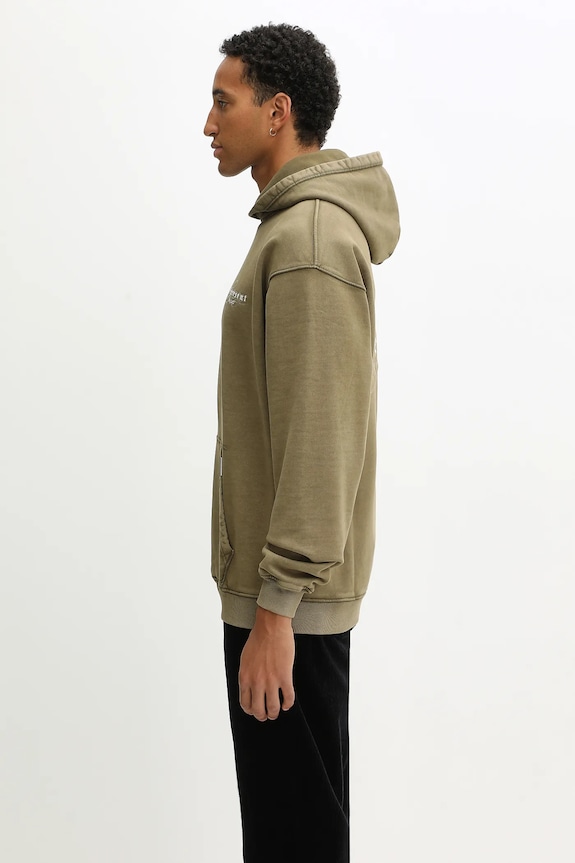 Represent cotton sweatshirt England Legacy MLM100374 green AW25