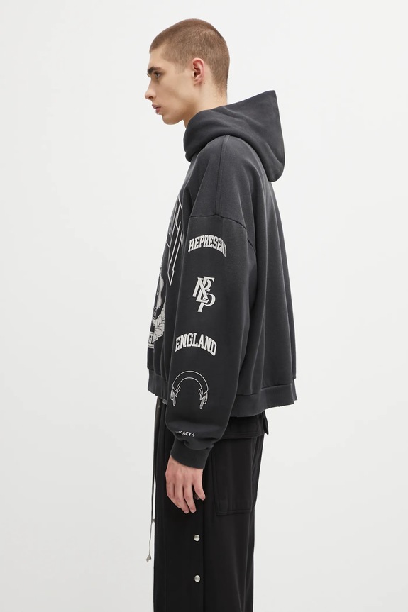 Хлопковая кофта Represent Legacy Crest MLM100372 чёрный AW25