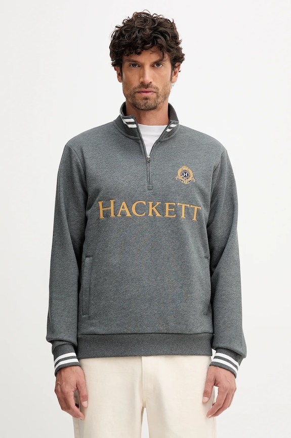 Hackett London bluza aplikacja szary HM5800022