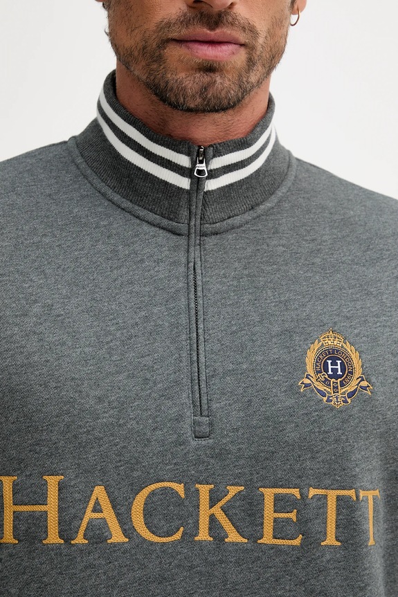 Hackett London bluza HM5800022 szary