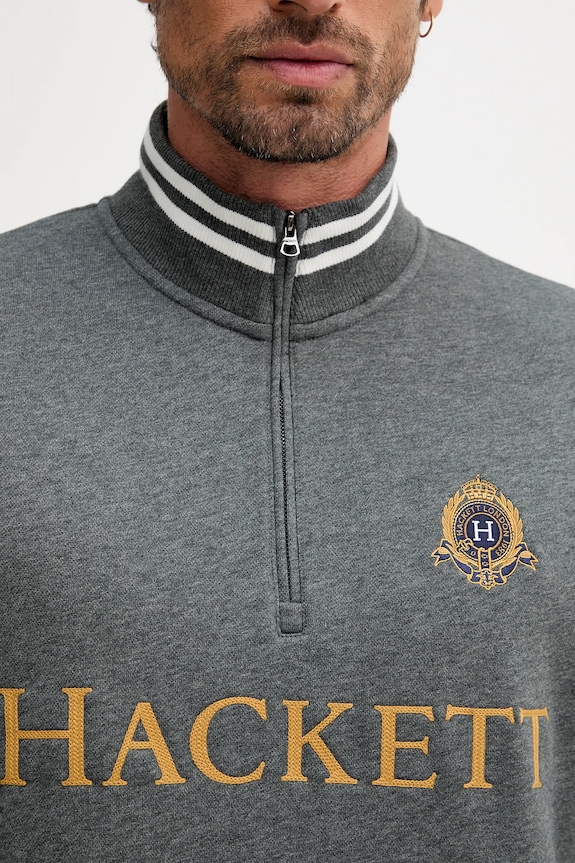Hackett London bluza HM5800022 szary